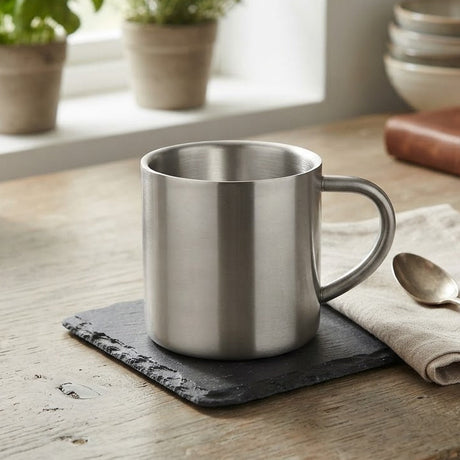 Danny Home Stainless Steel Mug 300ml Silver at Zubaidas Homestore