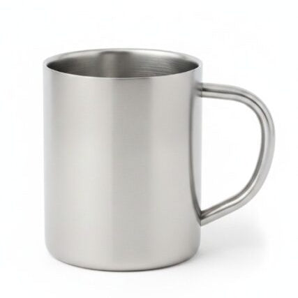 Danny Home Stainless Steel Mug 400ml Silver at Zubaidas Homestore 