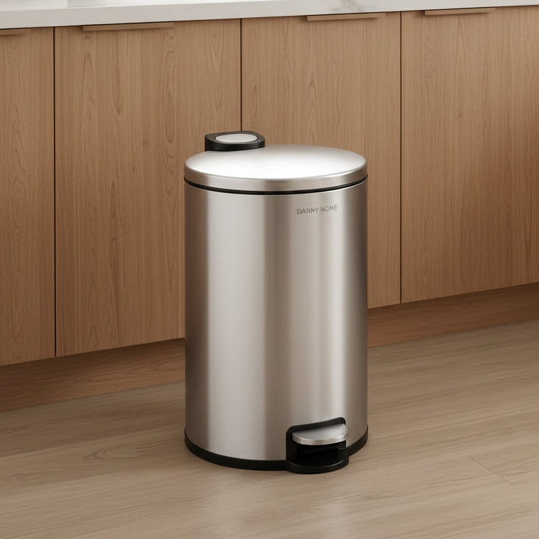 Danny Home Stainless Steel Pedal Trash Can 30 Liter at Zubaidas Homestore Pakistan
