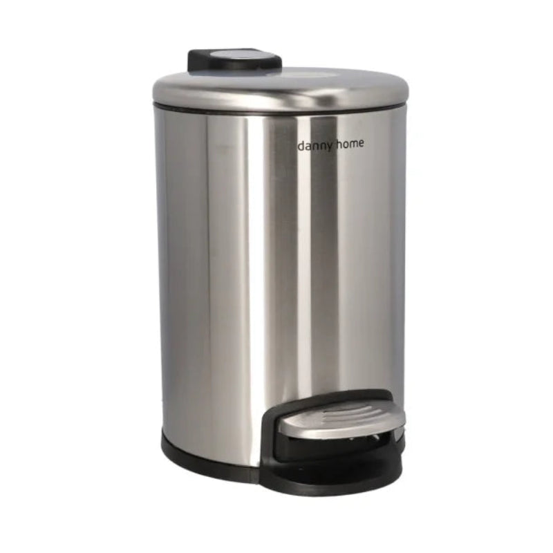 Danny Home Stainless Steel Pedal Waste Bin 3 Liter at Zubaidas Homestore Pakistan