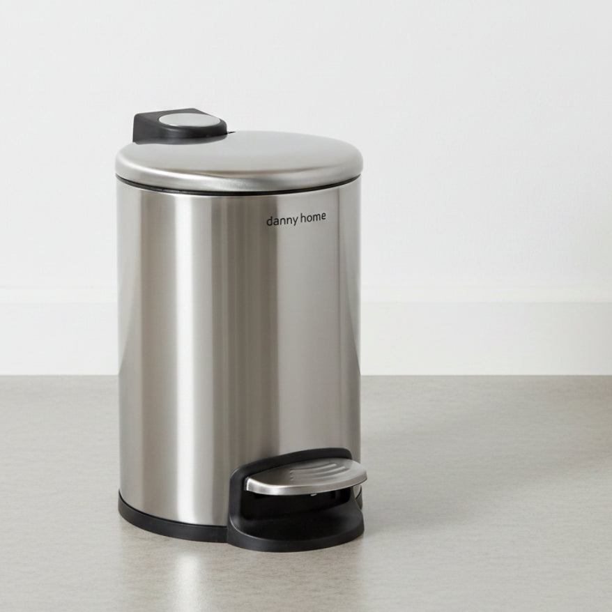 Danny Home Stainless Steel Pedal Waste Bin 3 Liter at Zubaidas Homestore