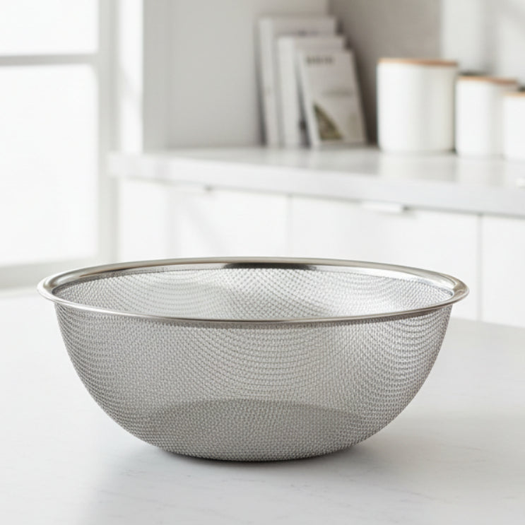 Danny Home Stainless Steel Punching Hole Colander 18.2cm at Zubaidas Homestore