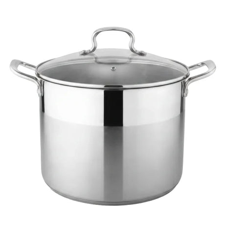 Danny Home Stainless Steel Stockpot With Glass Lid 24cm at Zubaidas Homestore 
