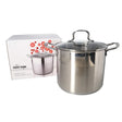 Danny Home Stainless Steel Stockpot With Glass Lid 26cm at Zubaidas Homestore