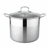 Danny Home Stainless Steel Stockpot With Glass Lid 28cm at Zubaidas Homestore Pakistan