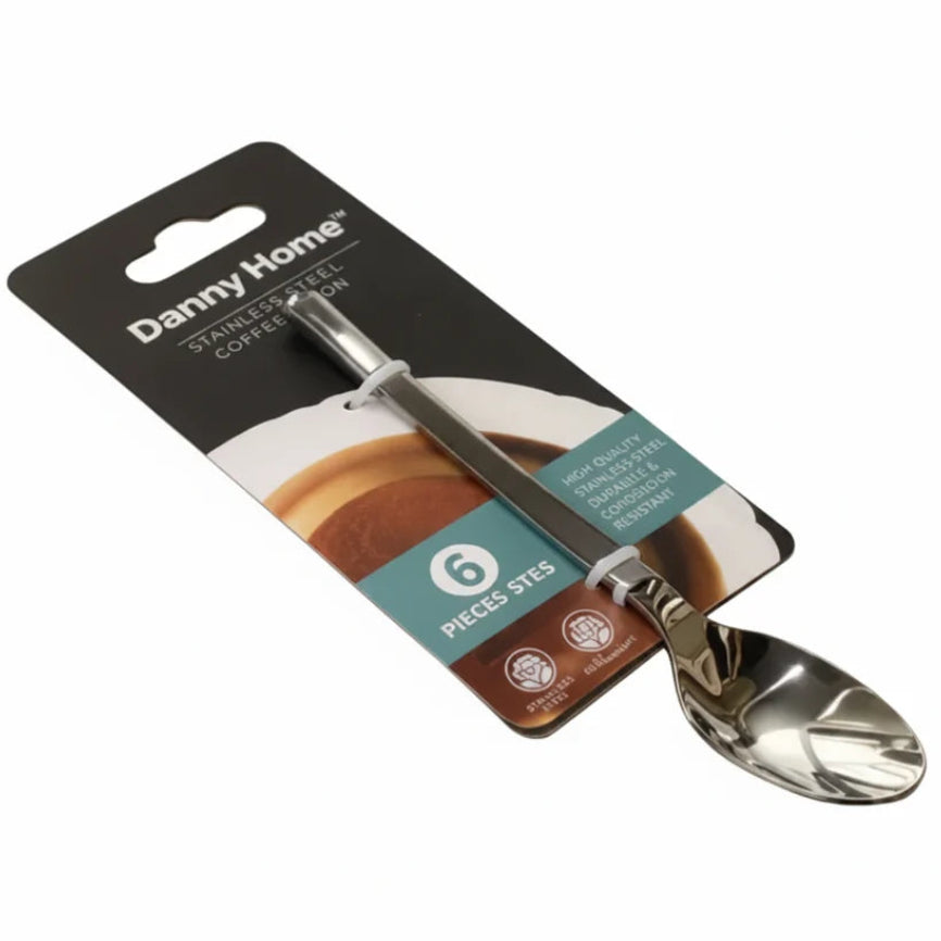 Danny Home Stainless Steel Tea Spoon 6 Pieces Set at Zubaidas Homestore Pakistan