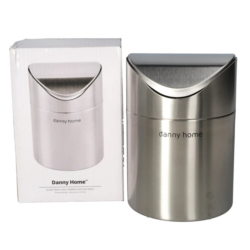 Danny Home Stainless Steel Trash Can 1.5 Liter at Zubaidas Homestore 