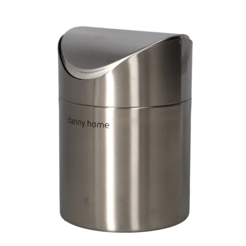 Danny Home Stainless Steel Trash Can 1.5 Liter at Zubaidas Homestore Pakistan