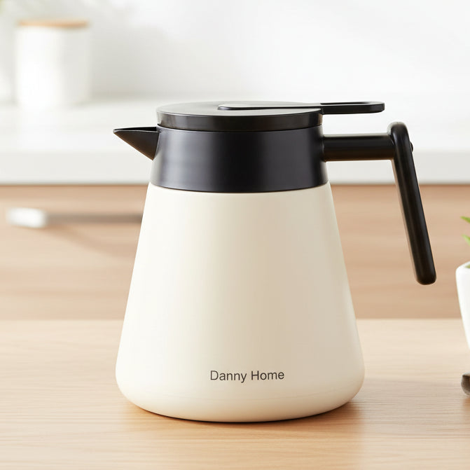 Danny Home Stainless Steel White Vacuum Jug 700ml at Zubaidas Homestore