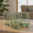 Danny Home Stemless Green 4 Pieces Glass Set 420ml at Zubaidas Homestore