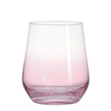 Danny Home Stemless Pink 4 Pieces Glass Set 420ml at Zubaidas Homestore Pakistan