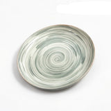 Danny Home Swirl Pattern Ceramic Flat Dinner Plate 26.6cm at Zubaidas Homestore Pakistan