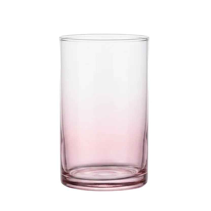 Danny Home Tall Pink 4 Pieces Glass Set 390ml at Zubaidas Homestore Pakistan