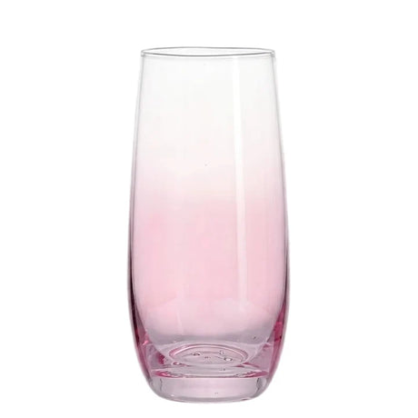 Danny Home Tall Pink 4 Pieces Glass Set 410ml at Zubaidas Homestore Pakistan