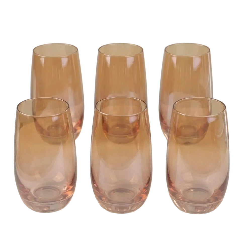 Danny Home Tall Tumbler Glass 6 Pieces Set 410ml at Zubaidas Homestore 