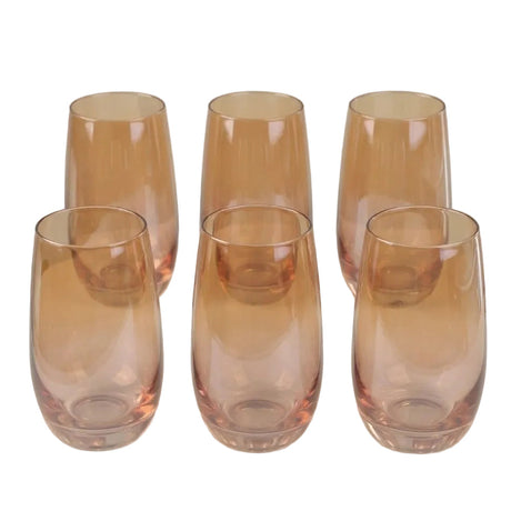 Danny Home Tall Tumbler Glass 6 Pieces Set 410ml at Zubaidas Homestore 