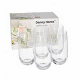 Danny Home Tall Tumbler Glasses Set 6pcs 490ml at Zubaidas Homestore 