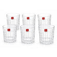 Danny Home Textured Glass Tumbler 6 Pieces Set at Zubaidas Homestore Pakistan