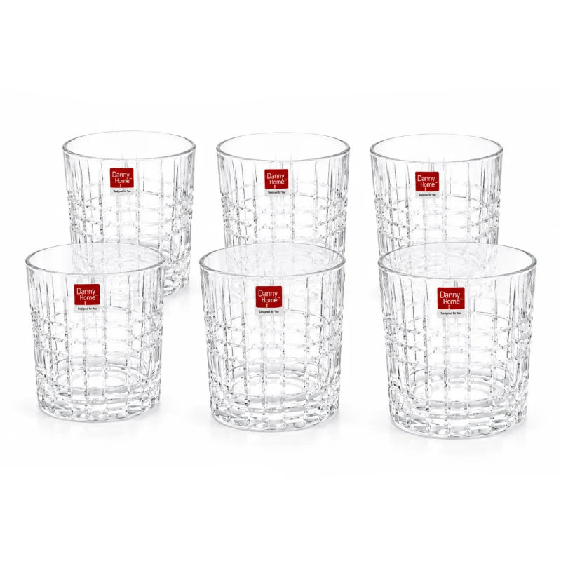 Danny Home Textured Glass Tumbler 6 Pieces Set at Zubaidas Homestore Pakistan