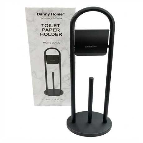 Danny Home Toilet Paper Holder 23x75cm Black at Zubaidas Homestore Pakistan