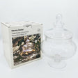 Danny Home Transparent Ribbed Decorative Glass Jar at Zubaidas Homestore 