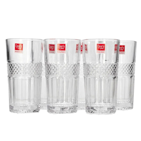 Danny Home Tumbler Cocktail 6 Pieces Glass Set 325ml at Zubaidas Homestore Pakistan