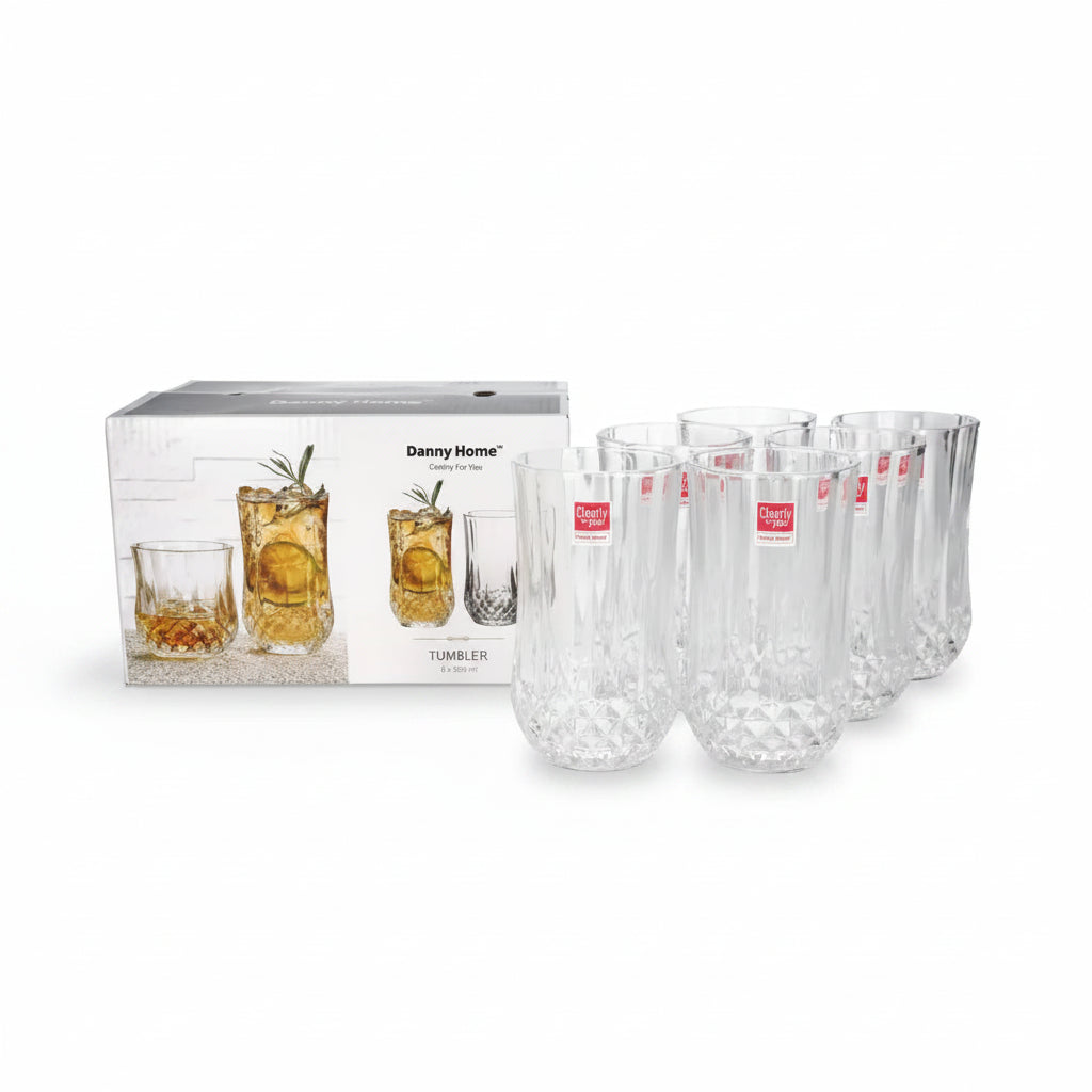 Danny Home Tumbler Cocktail Glasses 6 Pcs BHO-1988-179 at Zubaidas Homestore Online Pakistan