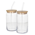 Danny Home Tumbler Glass 2 Pieces Set with Straw 500ml at Zubaidas Homestore Pakistan