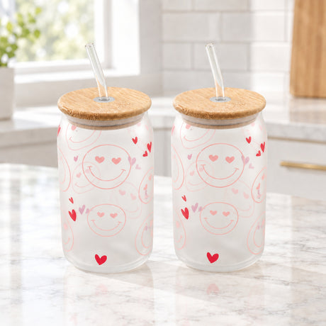 Danny Home Tumbler Glass Wooden Lid 2 Pieces Set 500ml at Zubaidas Homestore Pakistan