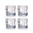 Danny Home Twisted Double Whisky Glass 4 Pieces Set at Zubaidas Homestore