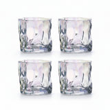 Danny Home Twisted Double Whisky Glass 4 Pieces Set at Zubaidas Homestore