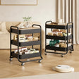 Danny Home Versatile 3 Tier Trolley Black at Zubaidas Homestore