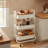 Danny Home Versatile 3 Tier Trolley White at Zubaidas Homestore