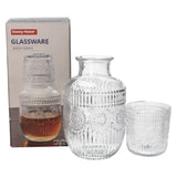 Danny Home Water Carafe and Glass 2 Pieces Set 600ml at Zubaidas Homestore 
