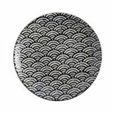 Danny Home Wave Pattern Ceramic Dessert Plate 19cm at Zubaidas Homestore Pakistan