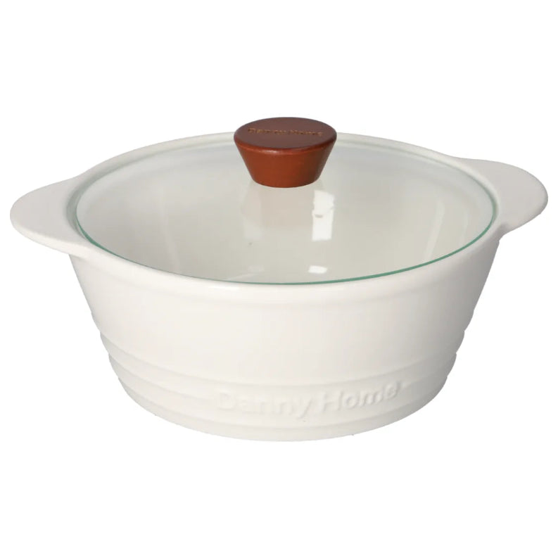 Danny Home White Casserole Pot With Lid 1 LTR at Zubaidas Homestore Pakistan