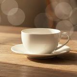 Danny Home White Ceramic Cups and Saucers 6 Pieces Set at Zubaidas Homestore - House of the Biggest Collection of Tea Sets in Pakistan