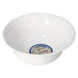 Danny Home White Ceramic Scalloped Bowl 23cm at Zubaidas Homestore Pakistan