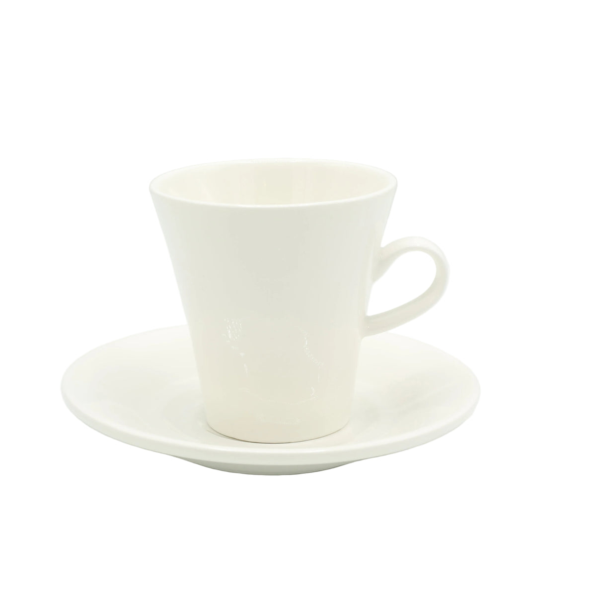 Danny Home white Cup and Saucer 12 Pieces Set 220ml at Zubaidas Homestore Pakistan