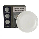 Danny Home White Opal 18Pcs Dinner Set Round at Zubaidas Homestore Pakistan