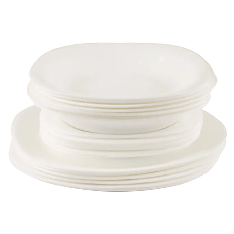 Danny Home White Opal 18Pcs Dinner Set Square Largest Homestore in Pakistan