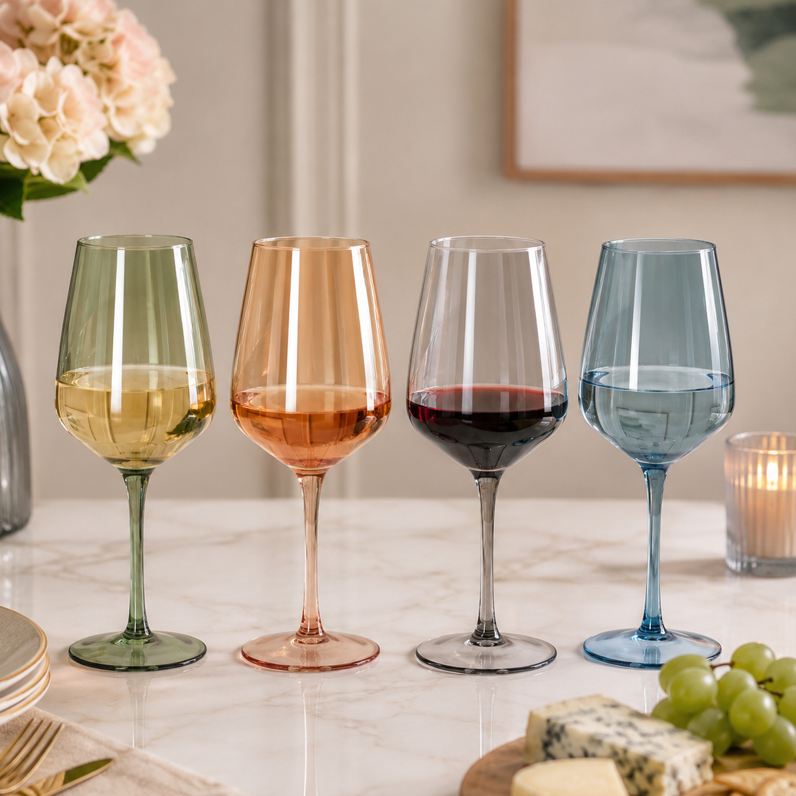 Danny Home Wine Glass 450ml 4 Pieces Set at Zubaidas Homestore Pakistan