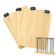 Danny Home Wooden Cutting Board 4 Pieces Set with Stand at Zubaidas Homestore Pakistan