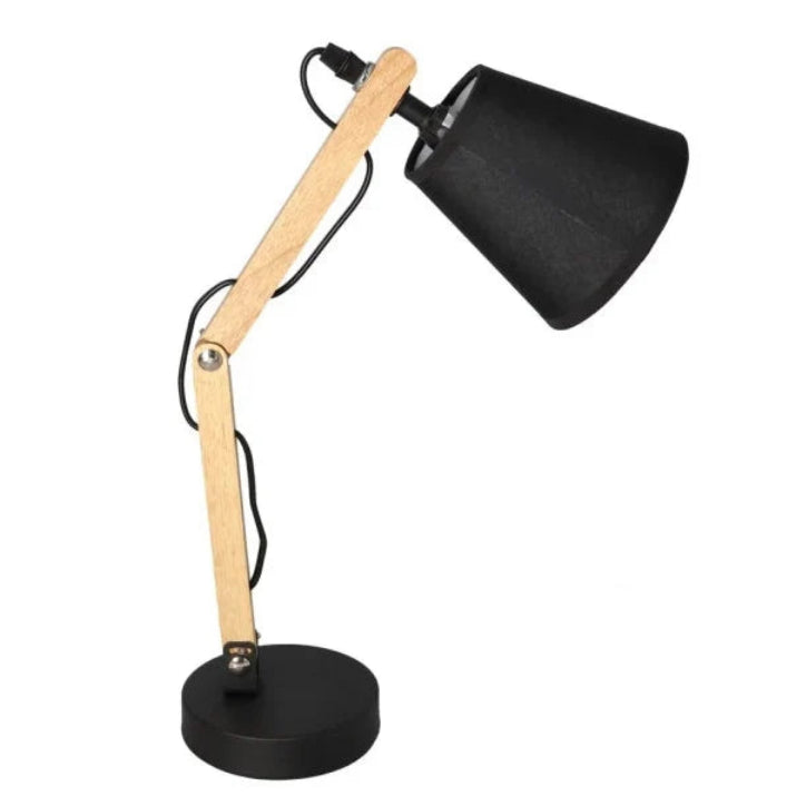 Danny Home Wooden Desktop Lamp 37cm Black at Zubaidas Homestore Pakistan