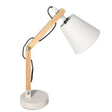Danny Home Wooden Desktop Lamp 37cm White at Zubaidas Homestore Pakistan