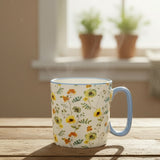 Danny Home Yellow Flower Ceramic Mug 450ml Zubaidas Homestore