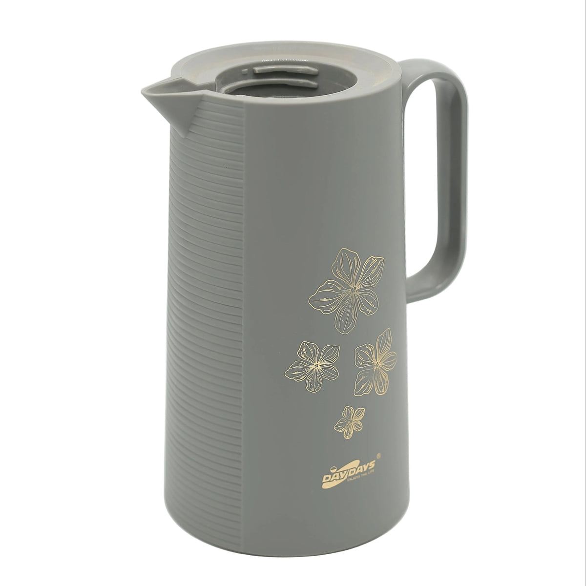 DayDays Floral Printed Insulated Vacuum Flask Grey at Zubaidas Homestore. Most Trusted Homestore in Pakistan