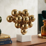 Decorative Brass Ball Sculpture at Zubaidas Homestore