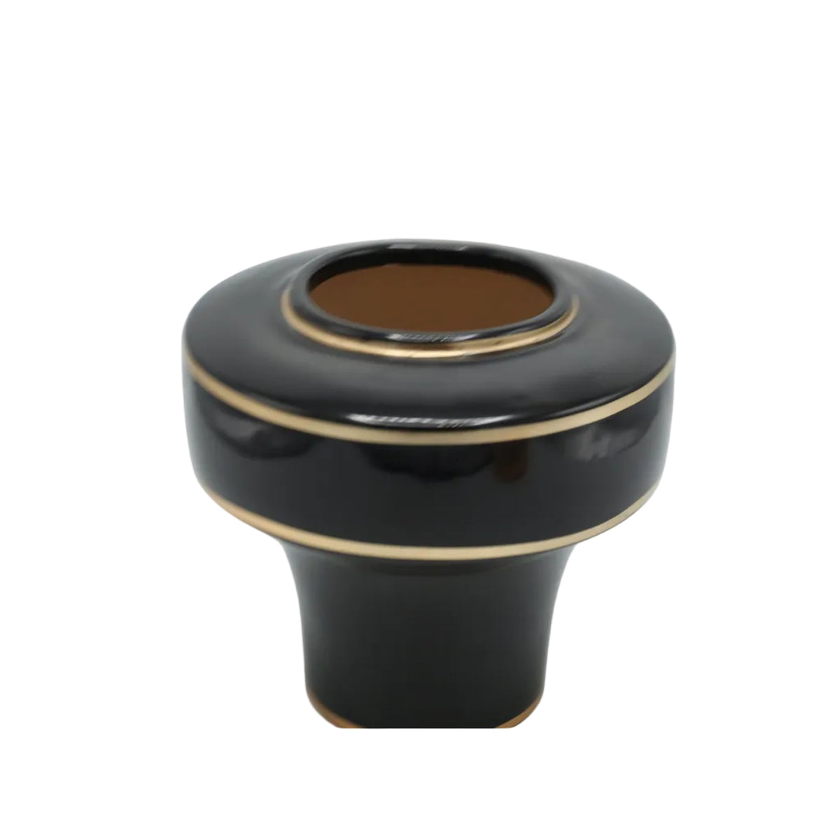 Decorative Jar with Golden Lid at Zubaidas Homestore - The Biggest Collection of Decorative Jar in Pakistan