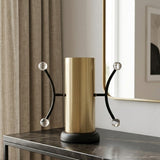 Decorative Cylindrical Metal Vase at Zubaidas Homestore